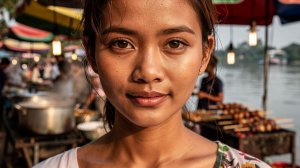 Невероятно рынок у реки Камбоджа уличная еда 2026