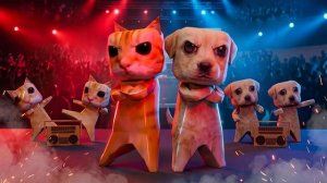 МОНТАГЕМ МЯУ ПРОТИВ МОНТАГЕМ ГАВ ГАВ! МЕМ С КОТИКОМ ПРОТИВ СОБАЧКИ РЕАКЦИЯ