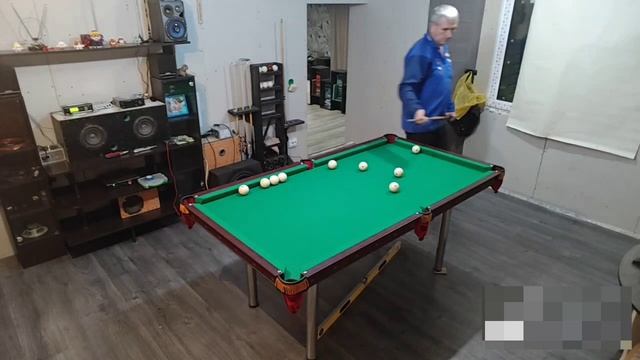 Тест Бильярд в горизонте .Стол 6 футов. смотреть онлайн