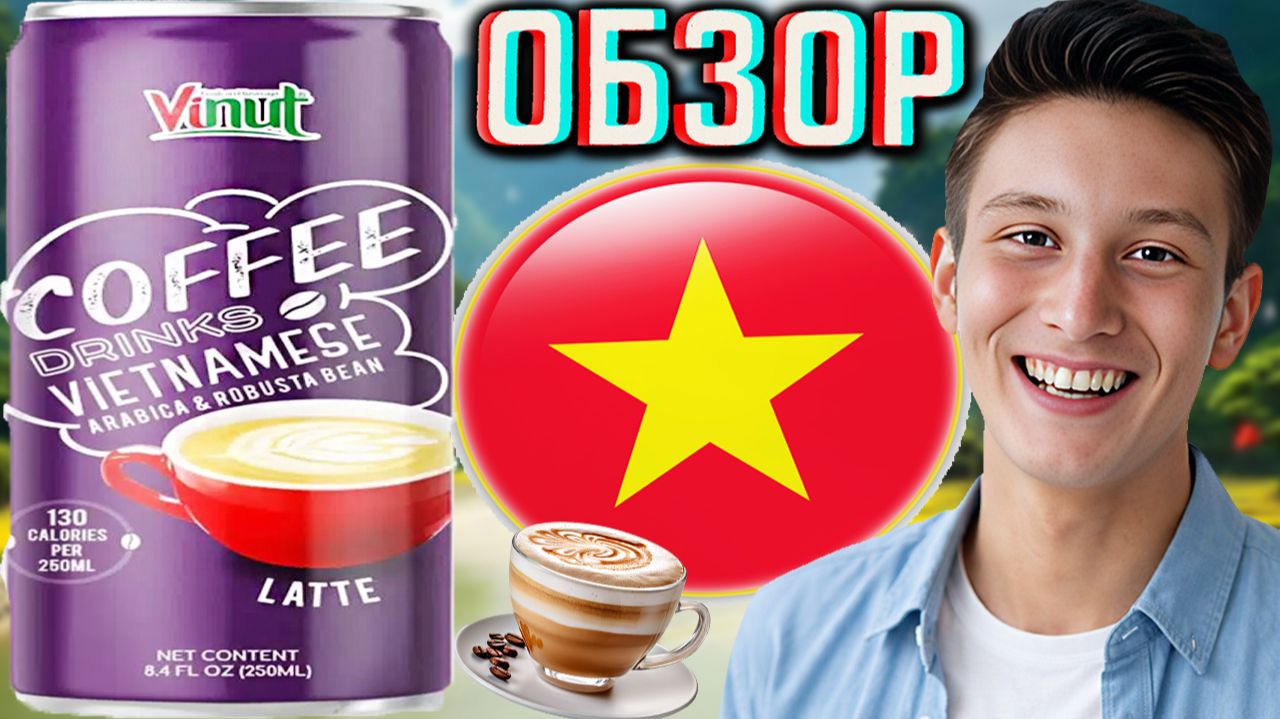 ВЬЕТНАМСКИЙ КОФЕ ЛАТТЕ! VINUT COFFEE DRINKS VIETNAMESE ARABICA & ROBUSTA BEAN LATTE ВЬЕТНАМ!ОБЗОР смотреть онлайн