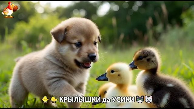 Утята и Цыплята - Кошки и котята, Собаки и щенята (324) Хвостики да Усики ❣️ смотреть онлайн