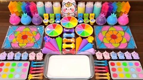 Смешивание Ярких Слаймов АСМР, Самый красивый микс АСМР смотреть онлайн