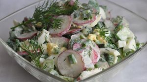 ВКУСНЕЕ САЛАТА Я НЕ ПРОБОВАЛ_САЛАТ ИЗ РЕДИСКИ И КУРИНОЙ ПЕЧЕНКИ ПО-СОРОКСКИ #салат #рецепты