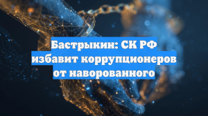 Бастрыкин: СК избавит коррупционеров от наворованного