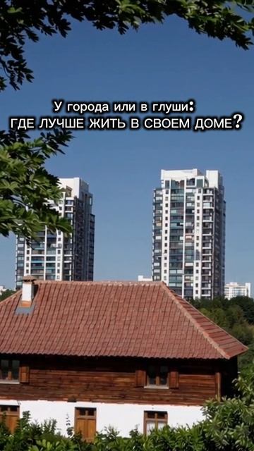 Дом в городе, пригороде или деревне — где жить лучше? смотреть онлайн