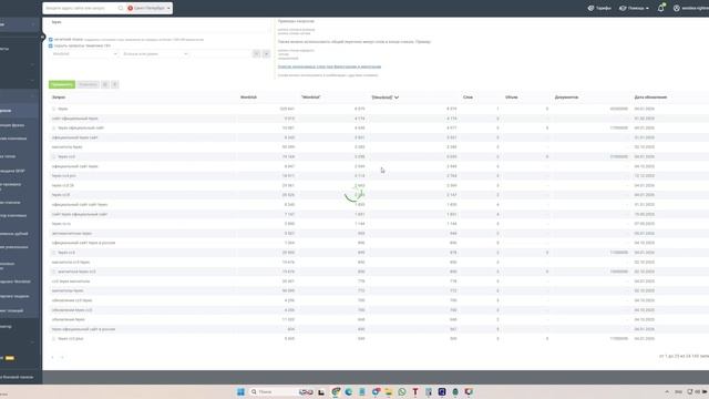 Keys.so — не работает выгрузка базы запросов
