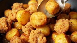 КАРТОШКА С КУРИНЫМИ КУСОЧКАМ