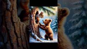 Сказка - "Зимние приключения медвежонка"