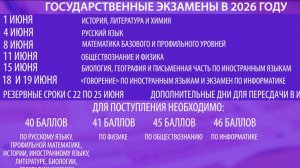 Стали известны даты проведения государственных экзаменов для школьников
