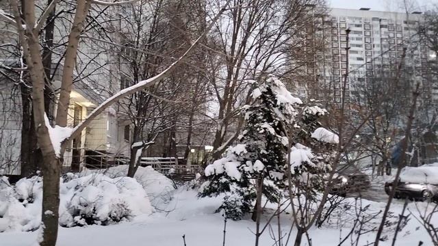Снежный завал в Москве. смотреть онлайн