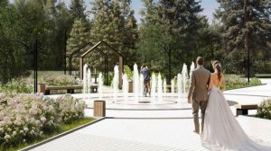 Стали известны подробности проекта сухого фонтана в сургутском парке «Кедровый лог»