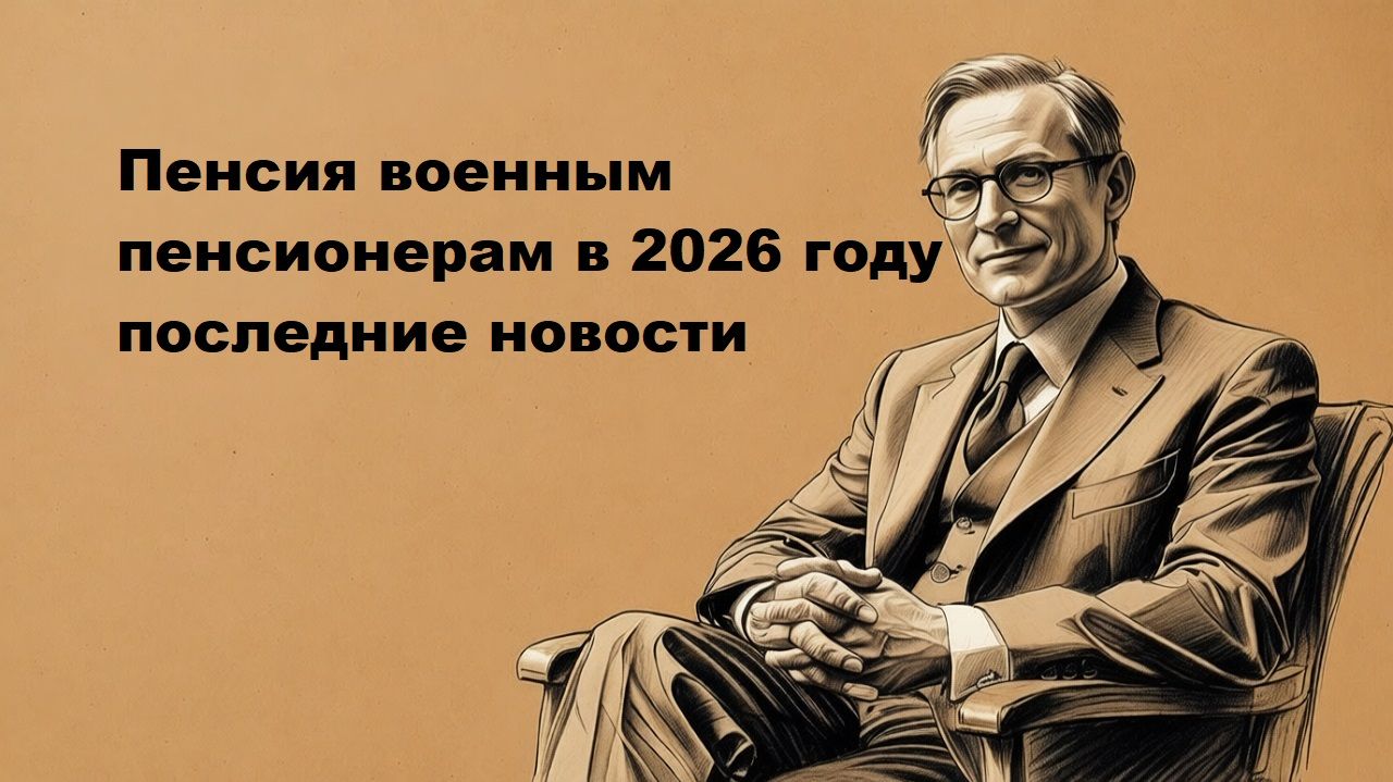 Пенсия военным пенсионерам в 2026 году последние новости смотреть онлайн