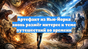 Артефакт из Нью-Йорка вновь разжёг интерес к теме путешествий во времени
