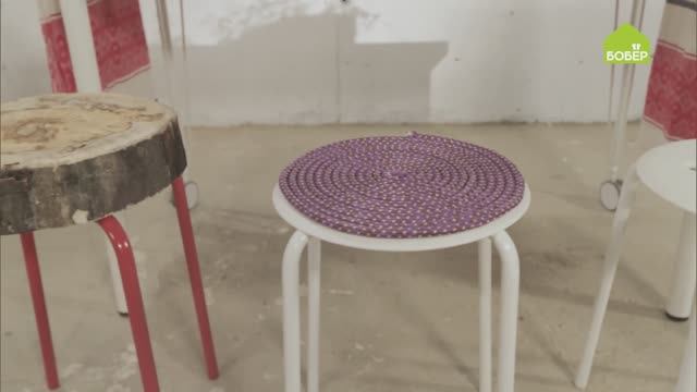 Как декорировать табуретки. Модные табуретки своими руками смотреть онлайн