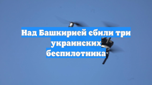Силы ПВО ВС России за утро уничтожили восемь БПЛА ВСУ