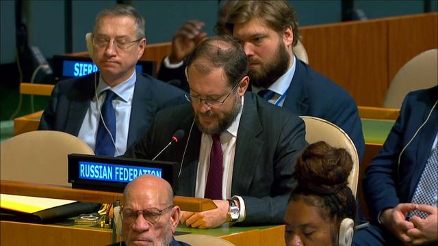 Statement by Dmitry Chumakov at UNGA meeting on “Report of the UNSG on the work of the Organization” смотреть онлайн