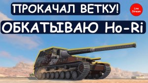ПРОКАЧАЛ ВЕТКУ Ho-Ri, ТЕПЕРЬ ОБКАТЫВАЮ ТОП\Tanks blitz