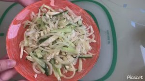 Вкуснющий Быстрый Салат ＂СТРОЙНЯШКА＂