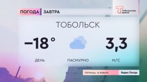 Прогноз погоды на 16 января