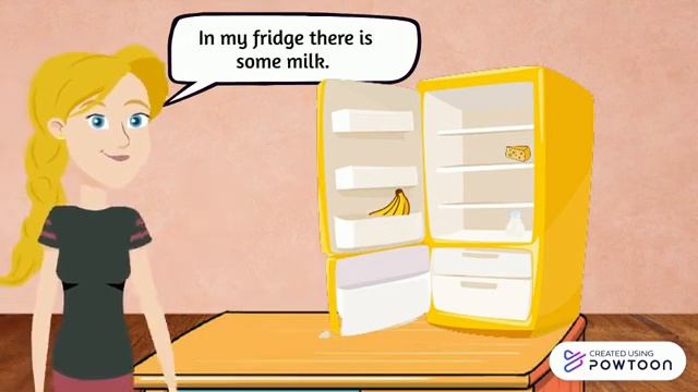 WHAT IS THERE IN MY FRIDGE - THERE IS -THERE ARE - A - AN - SOME - ANY смотреть онлайн