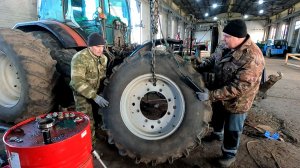 Морозы крепчают, работа продолжается!