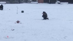 поимка форели