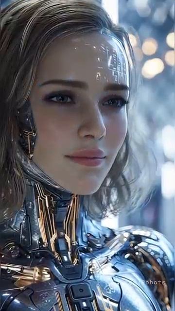 Futuristic Robot Girl Reactivates With a Smile FutureAiRobots смотреть онлайн