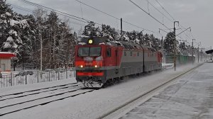 сборный покатил под охрипшим 2ЭС6-1338 | Есенинская