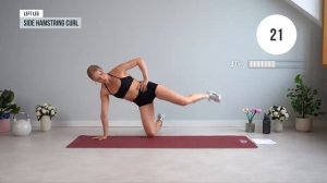 growingannanas 30 MIN KILLER LEG DAY - Lower Body Workout at Home _ No Equipment, Toned Legs & Glute