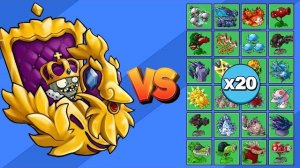 ЗОЛОТОЙ КОРОЛЬ ИМПОВ ПРОТИВ ВСЕХ РАСТЕНИЙ В PvZ FUSION МОДЕ | КТО ПОБЕДИТ? #pvz #fusion #zombick