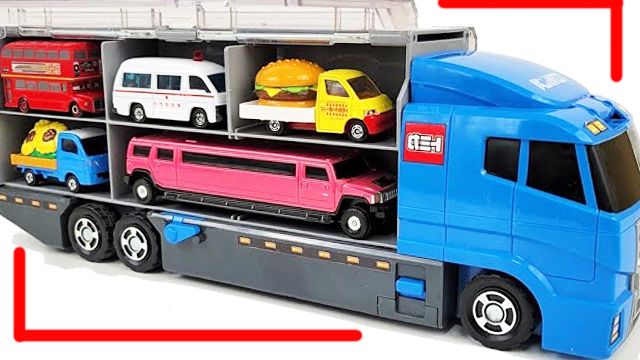 Мультики для детей про машинки. Автовоз с мини машинками внутри. Смотреть Мультики для малышей смотреть онлайн