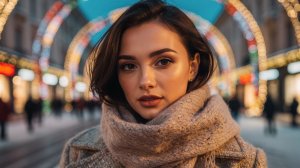 Сверкающая Москва новогодняя прогулка по подсвеченному Новому Арбату ✨🎆