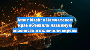Amur Mash: в Камчатском крае объявили лавинную опасность и включили сирены