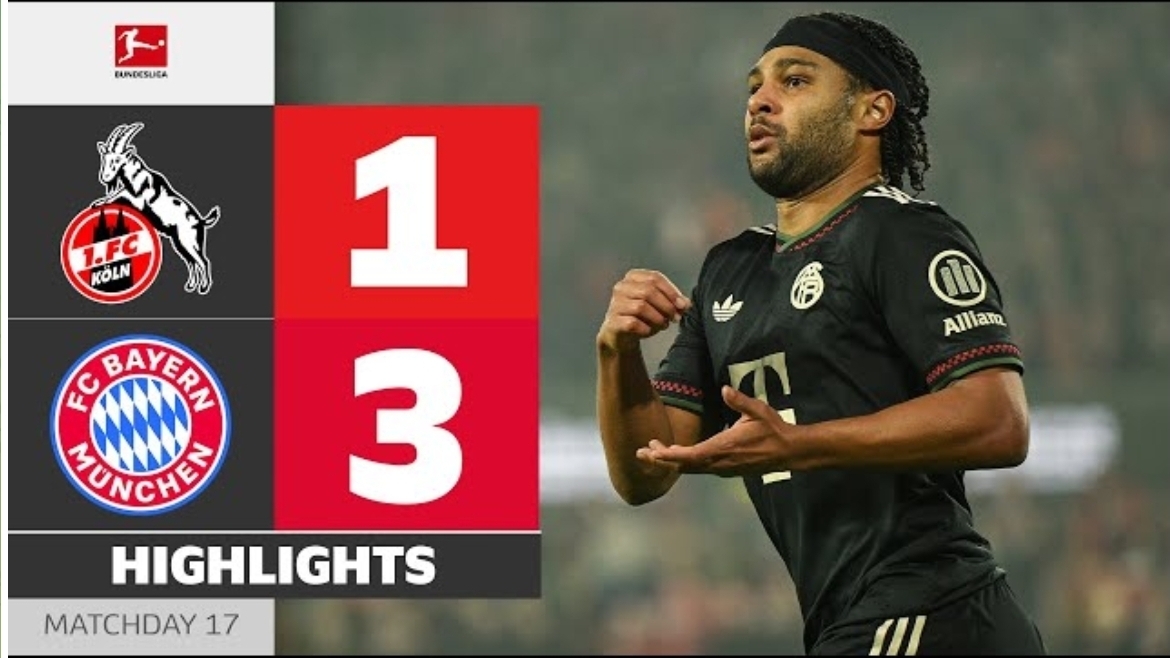 Кельн - Бавария. Обзор матча. 17 тур. 2025/2026 смотреть онлайн
