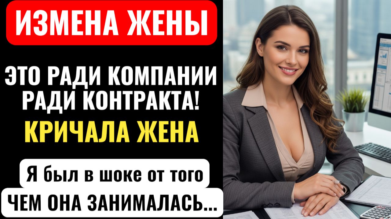 ТВОЯ ЖЕНА ИЗМЕНЯЕТ, АРКАДИЙ ПАВЛОВИЧ. Бухгалтер показала видео где моя жена с клиентом... смотреть онлайн