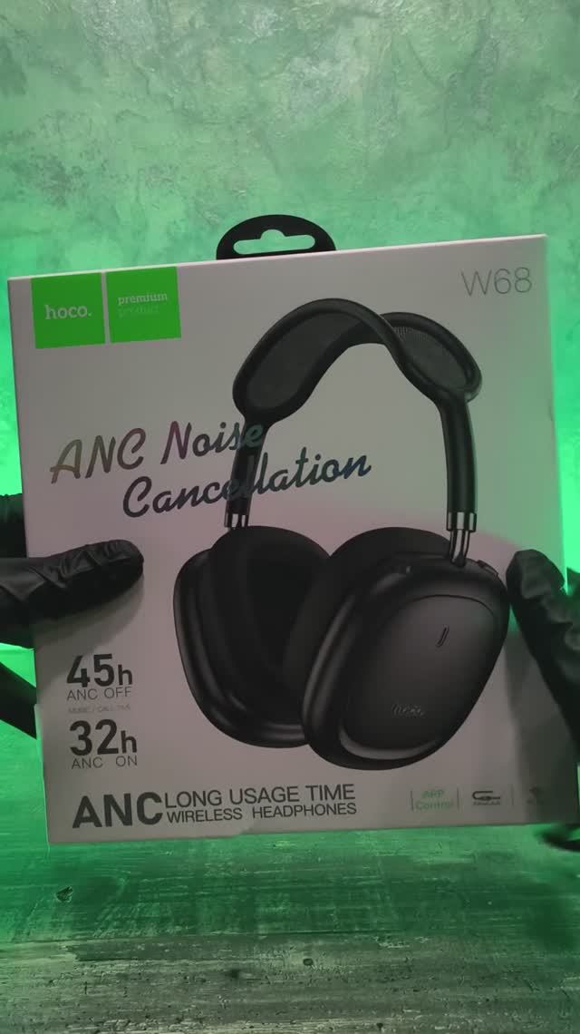 Наушники с активным шумоподавлением - Hoco W68 смотреть онлайн