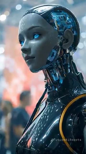 Futuristic Robot Girl Reactivates With a Smile FutureAiRobots смотреть онлайн