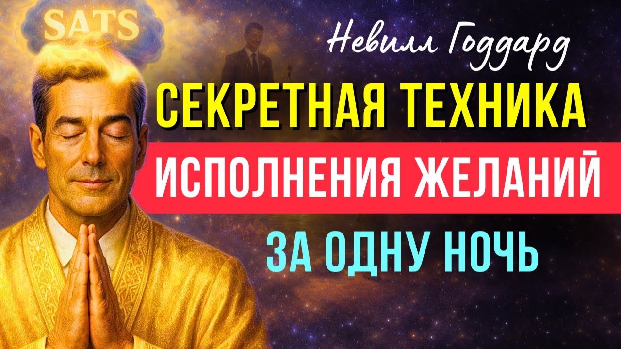 ✨СРАБОТАЕТ ЗА 1 НОЧЬ! СЕКРЕТНАЯ МЕДИТАЦИЯ НЕВИЛЛА ГОДДАРДА🌙 | Сила Чудес смотреть онлайн