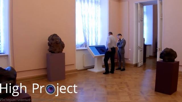 ➤ Интерактивный стол из искусственного камня для Русского музея