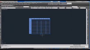 AutoCAD Урок 2 Редактирование таблицы