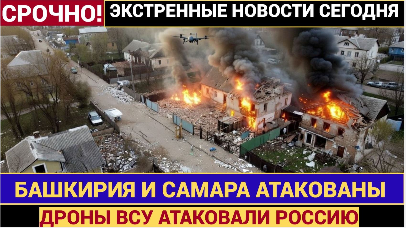 СРОЧНО! ВСУ АТАКОВАЛИ БАШКИРИЮ И САМАРСКУЮ ОБЛАСТЬ! ЧТО ИЗВЕСТНО смотреть онлайн