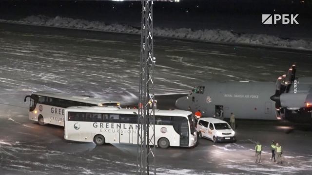 Первые военные из стран Европы прибыли ночью в Гренландию смотреть онлайн
