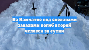 На Камчатке еще один человек погиб из-за упавшего с крыши снега