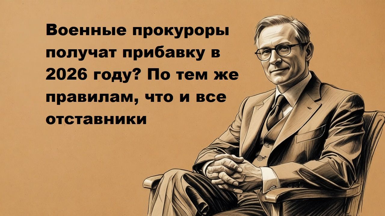 Повышение пенсий военным прокурорам в 2026 году смотреть онлайн