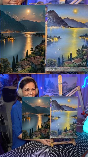 #картина #художник #ночноеморе #картинамаслом смотреть онлайн