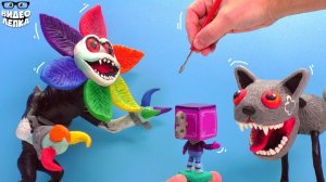 Лепим Монстров Роблокс МИР ДЕНДИ  Roblox Dandy's World ▶ Видео Лепка