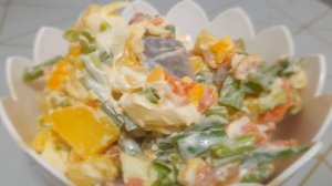 Салат с красной рыбой