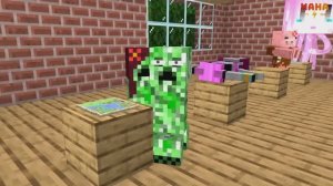 Веселый класс Херобрина Часть 3 (анимация Minecraft)