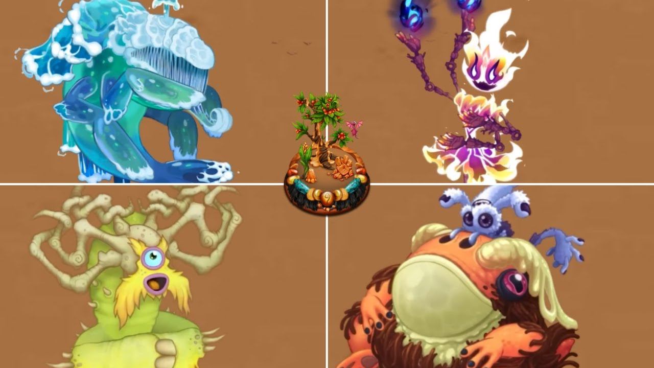 Amber Island All Monsters - Sound And Animation~ My Singing Monsters смотреть онлайн