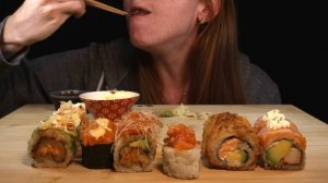 Mukbang ASMR|Подписывайтесь на канал🍣✨ 💜✨